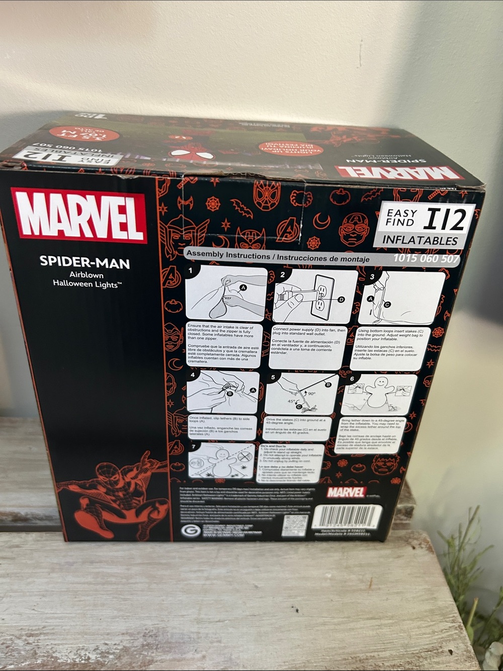 New Spider-Man Halloween Inflatable - Picture 4 of 8